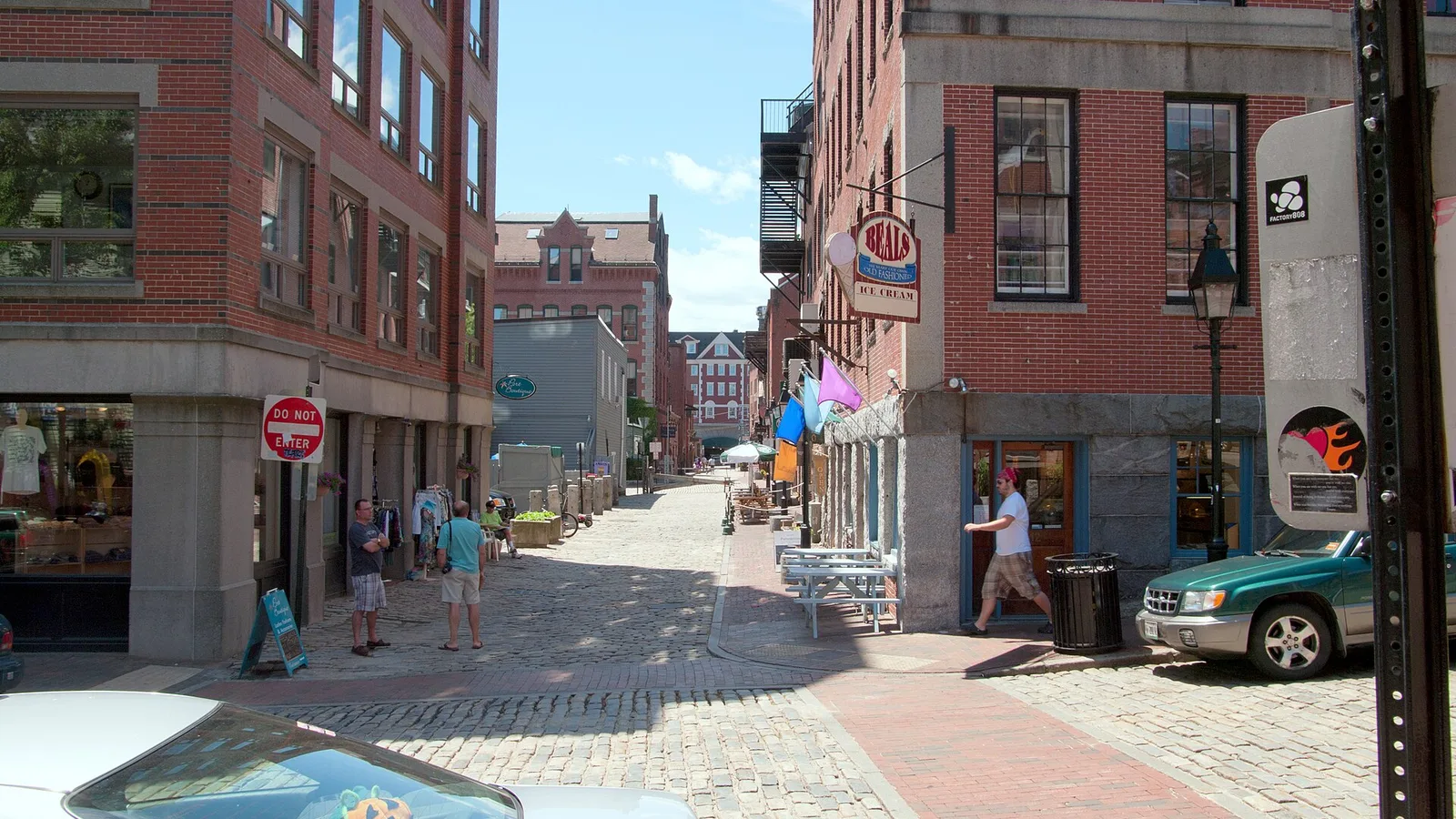 Portland harbor and the Old Port