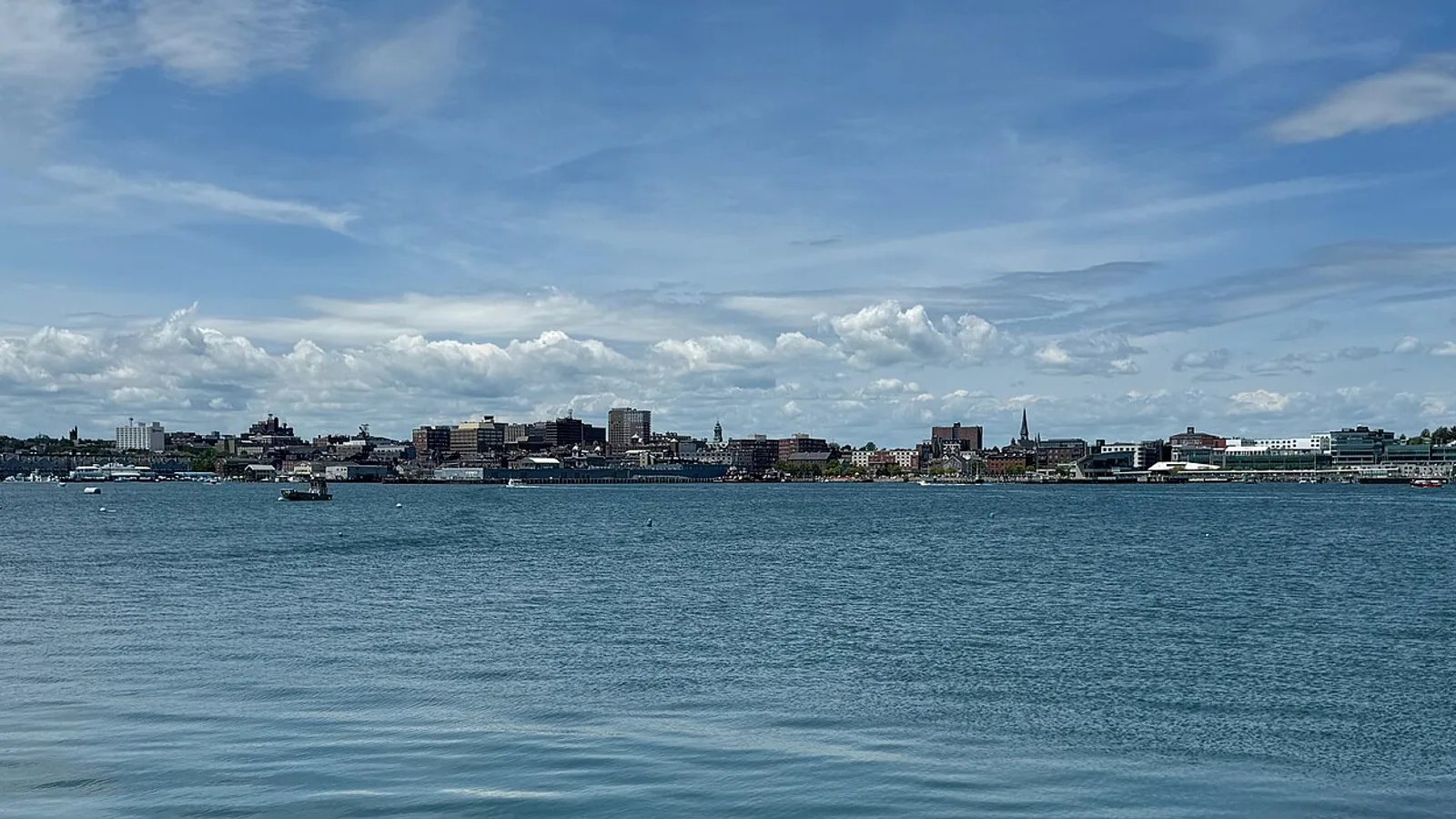 Portland, Maine, seen from the water