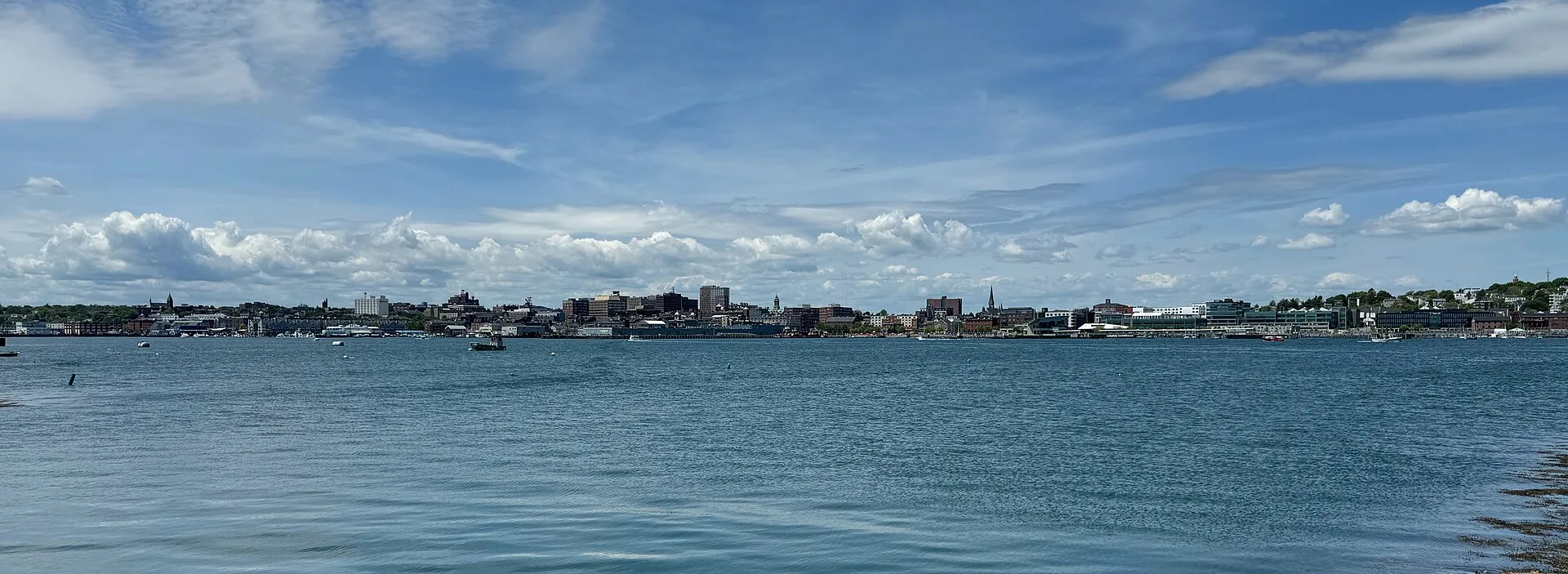 Portland, Maine, seen from the water