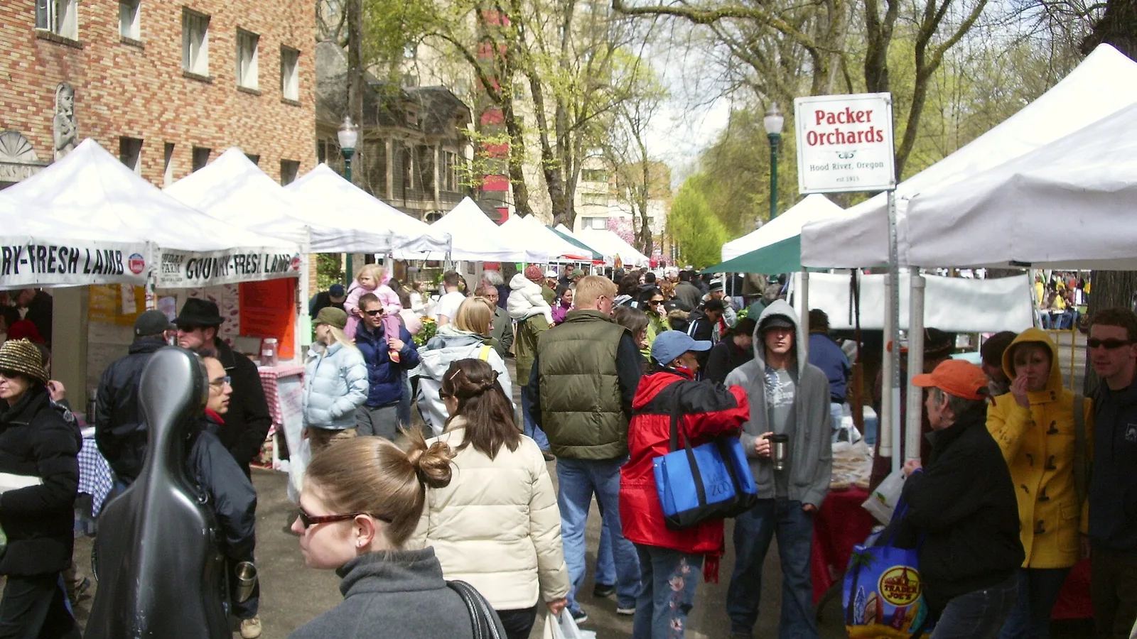 Portland farmers market southwest looking north P2560