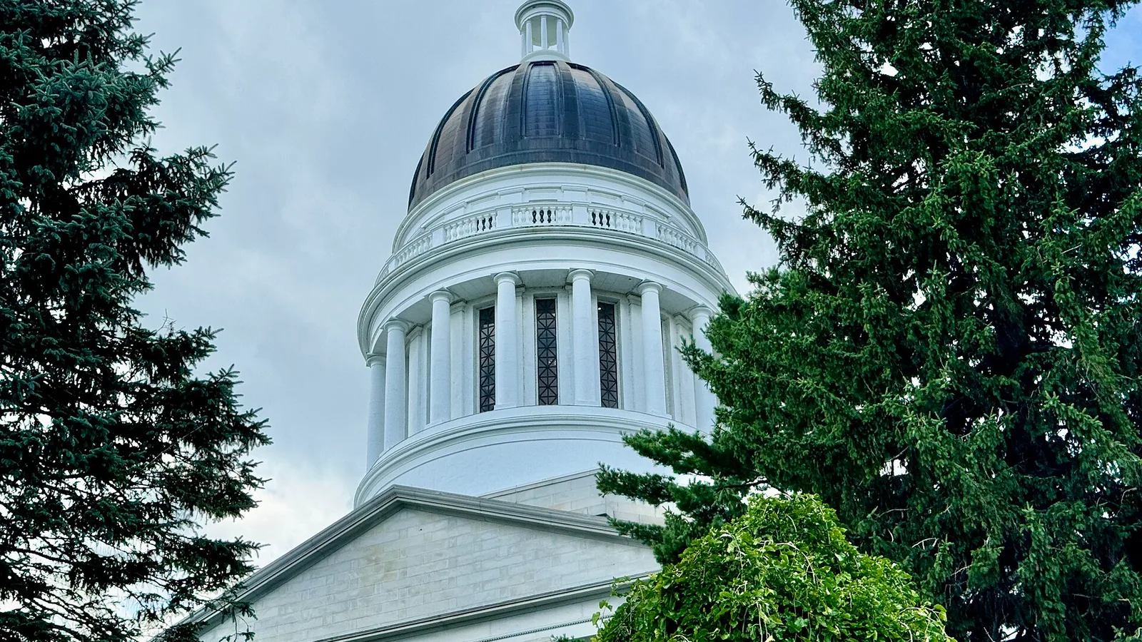 Dome, Maine State House, State Street and Capitol Street, Augusta, ME
