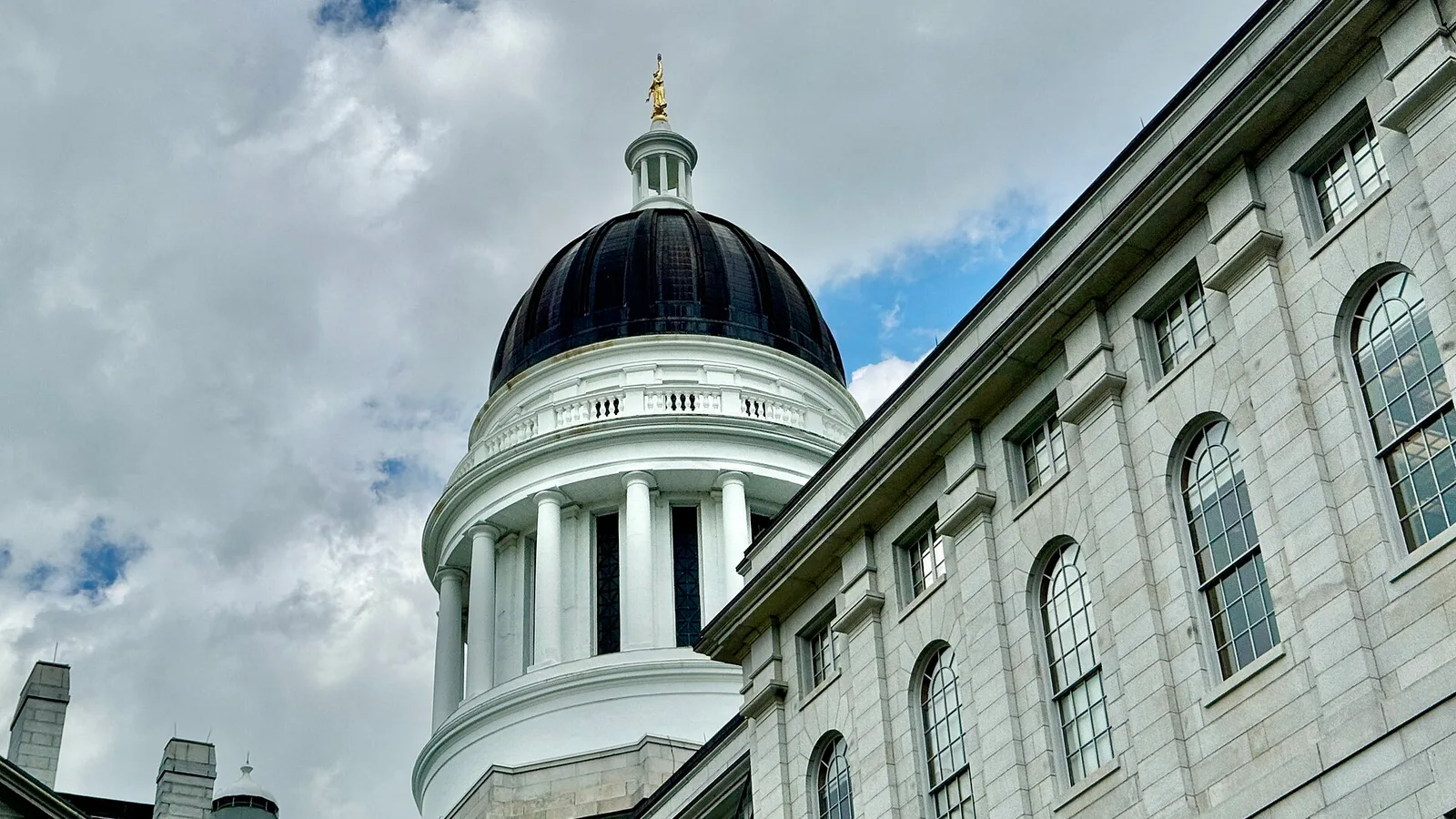 Dome, Maine State House, State Street and Capitol Street, Augusta, ME   54367106091