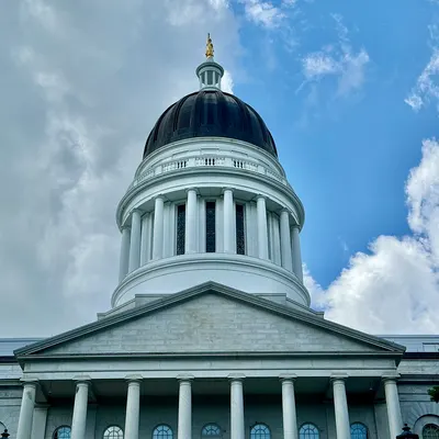 Dome, Maine State House, State Street and Capitol Street, Augusta, ME 54367323448