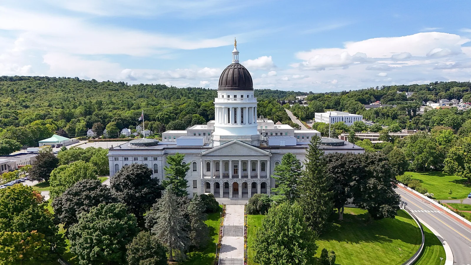 Maine State House exterior view