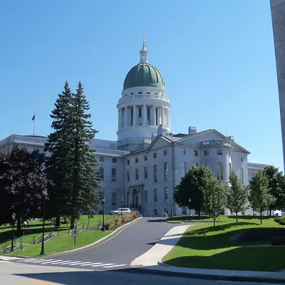 The Maine State House in Augusta